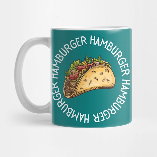 Slightly wrong taco hamburger by waltzart